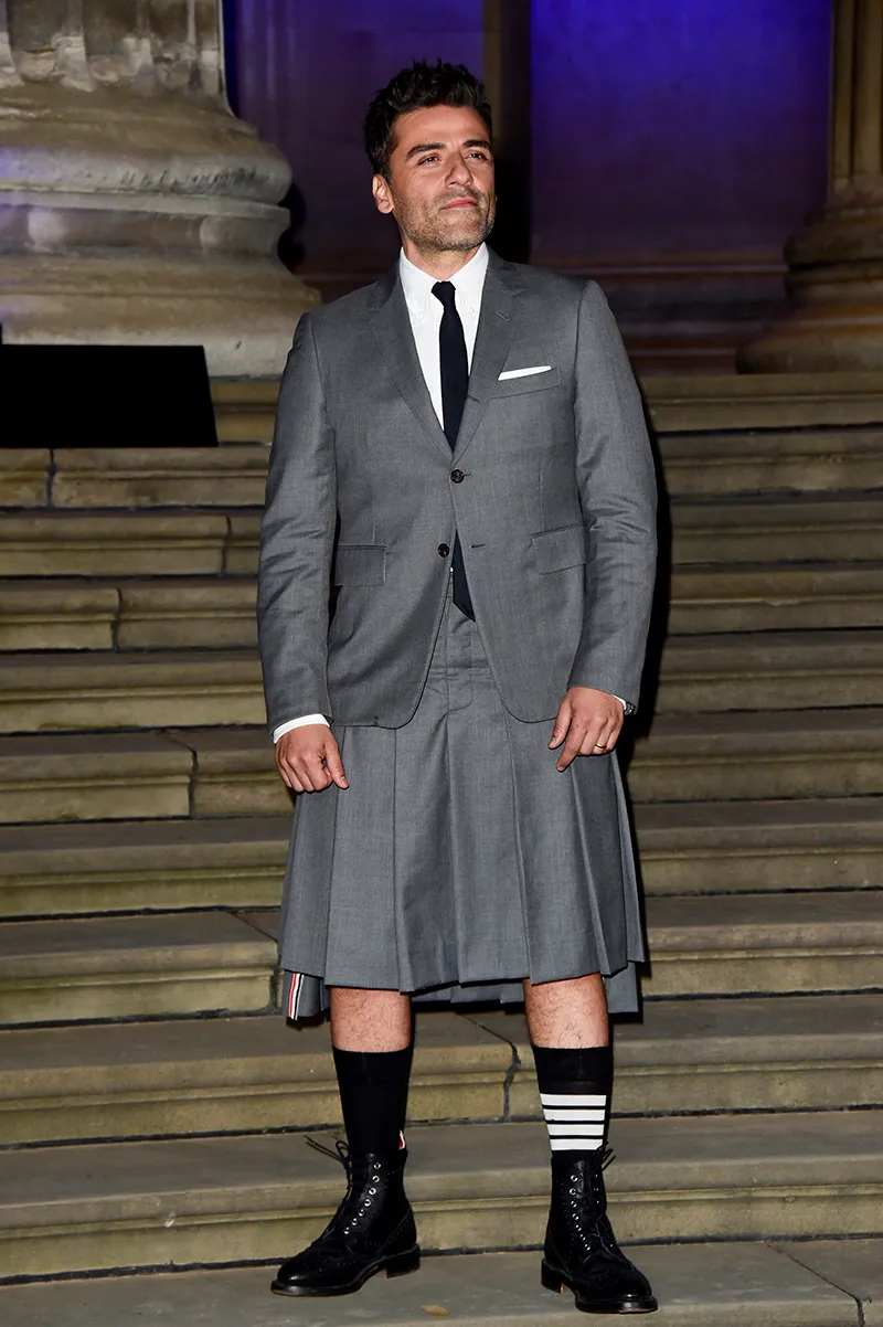 oscar isaac falda