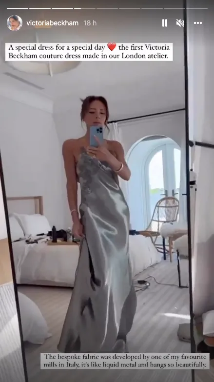 victoria beckham vestido couture