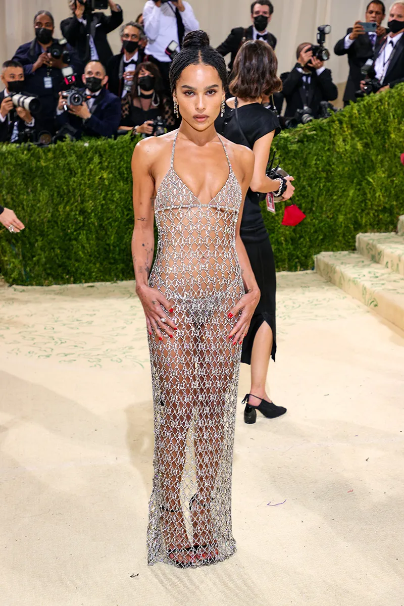 zoe kravitz met gala