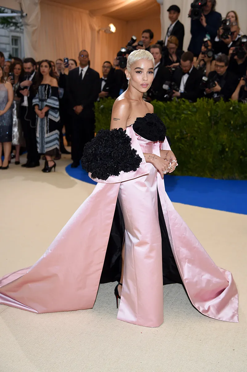 zoe kravitz met gala