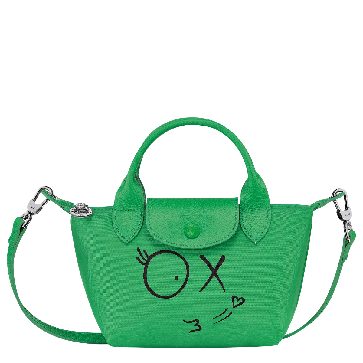 Este tono es el verde icónico de Longchamp.