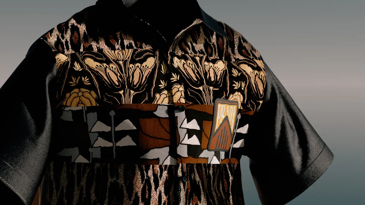 prada camisa nft