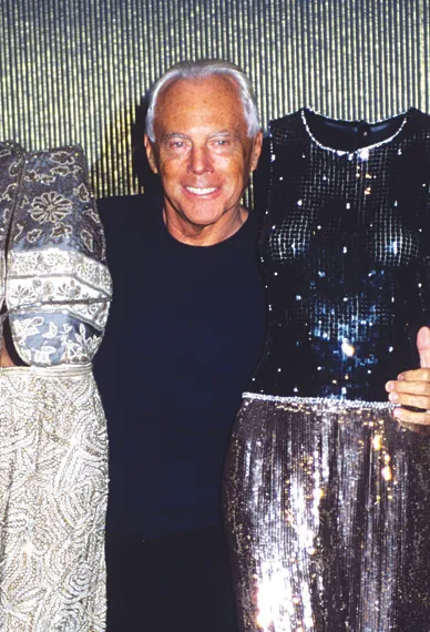 Giorgio Armani, London, Britain - circa 1994