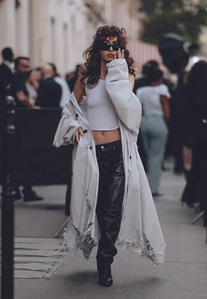 Tank top en el street style