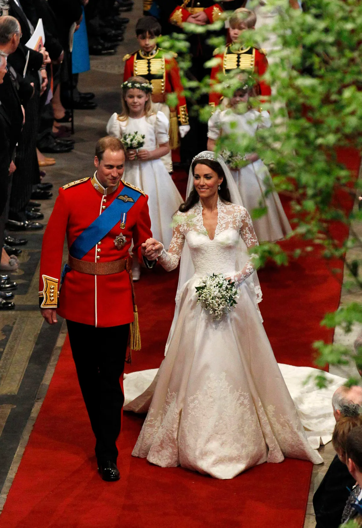 Royal Wedding - Carriage Procession To Buckingham Palace And Departures
