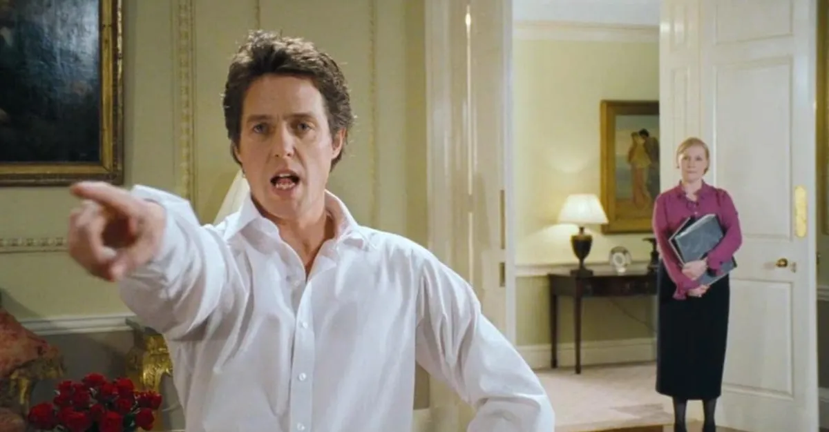 Hugh Grant en Love Actually (2003)