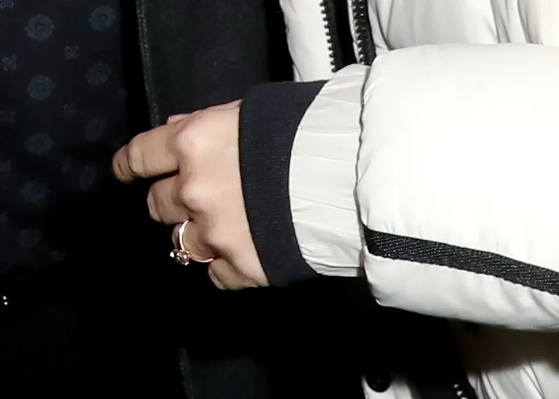 Exclusive - Dylan Sprouse and Barbara Palvin Engaged? She Wears Giant Diamond Ring At Mammoth Film Festival, USA - 02 Mar 2023