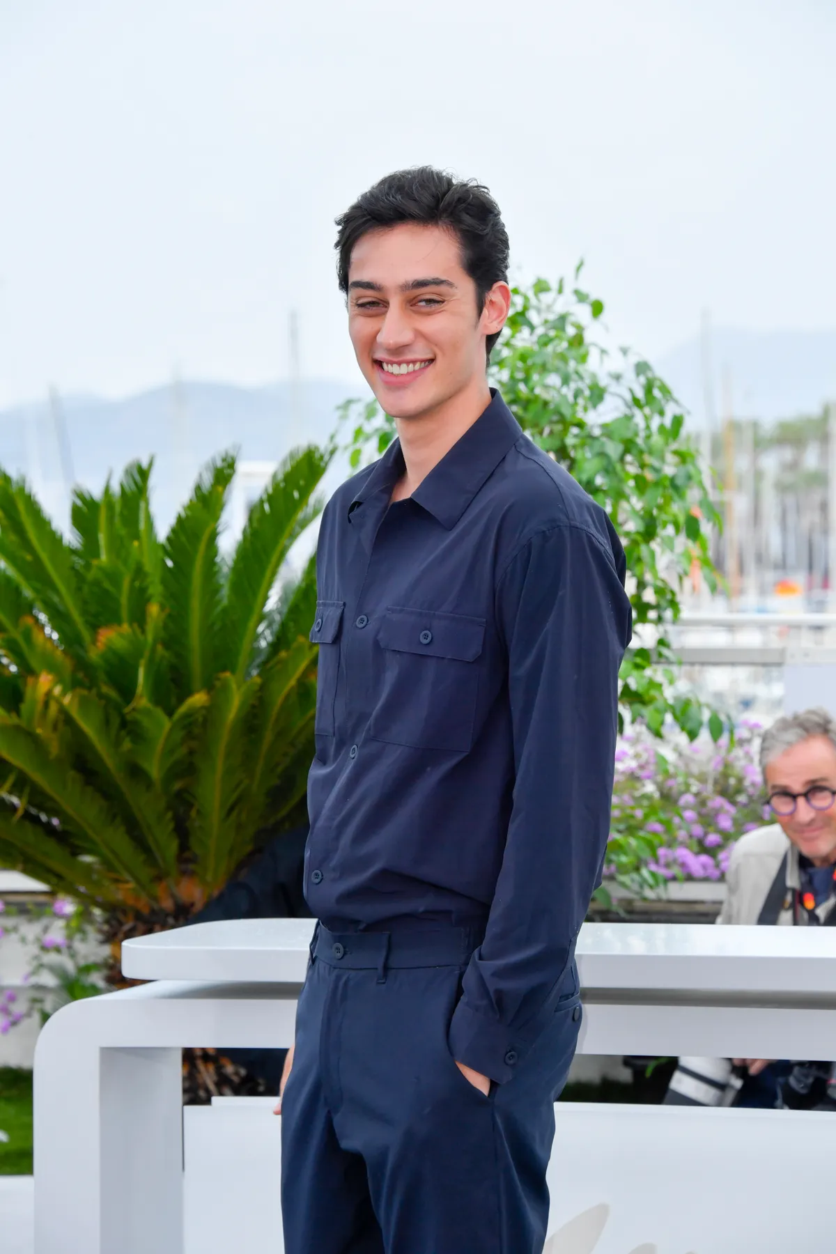 George Steane en el photocall de "Strange Way Of Life" en Cannes.
