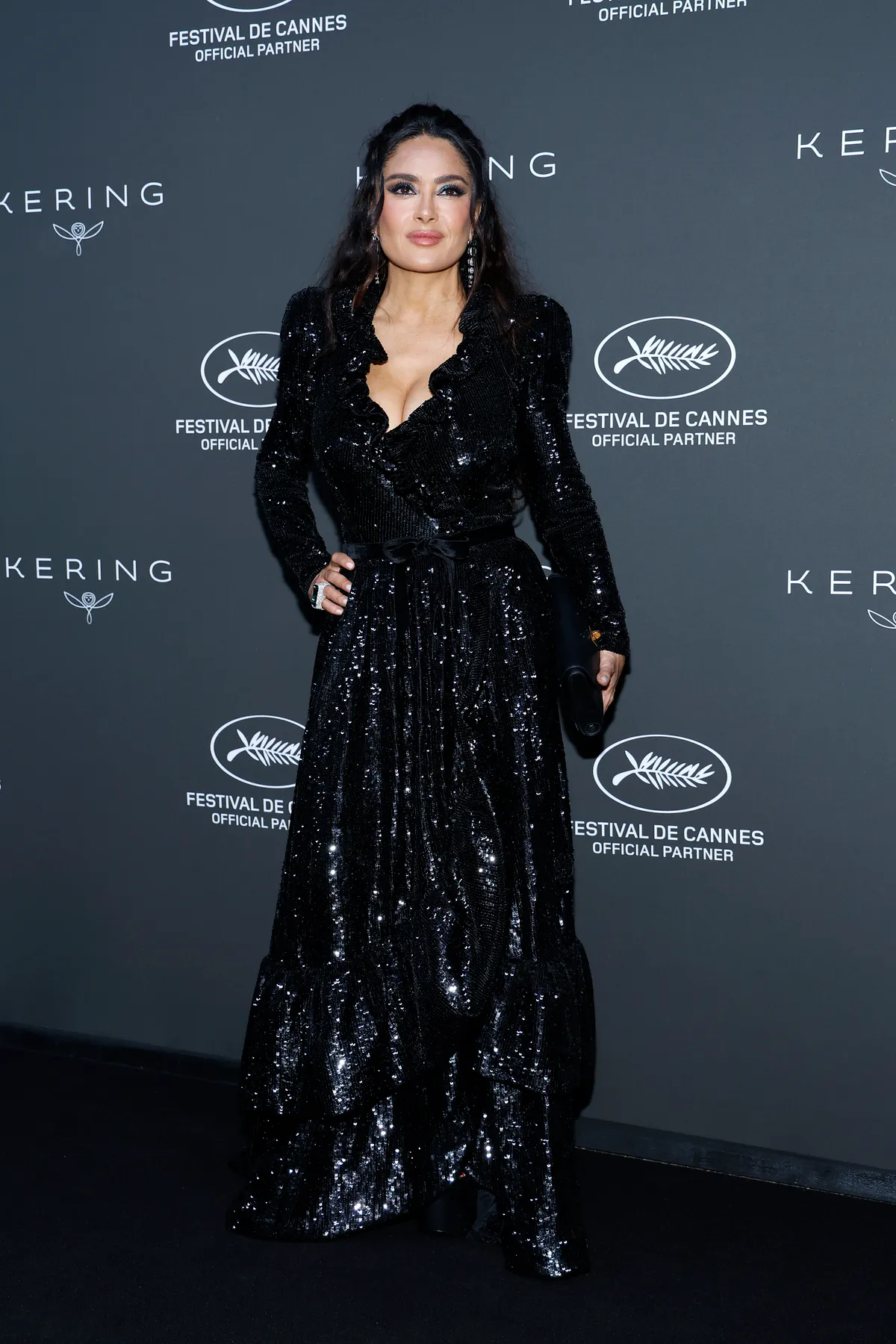 Salma Hayek en la gala "Kering Women in Motion Award" en Cannes.