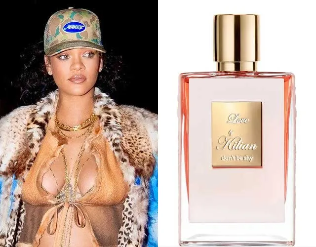 El perfume preferido de Rihanna es el Love, Don't Be Shy by Kilian.
