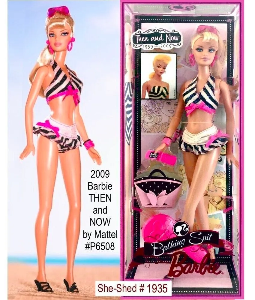 Barbie Then and Now Bathing Suit