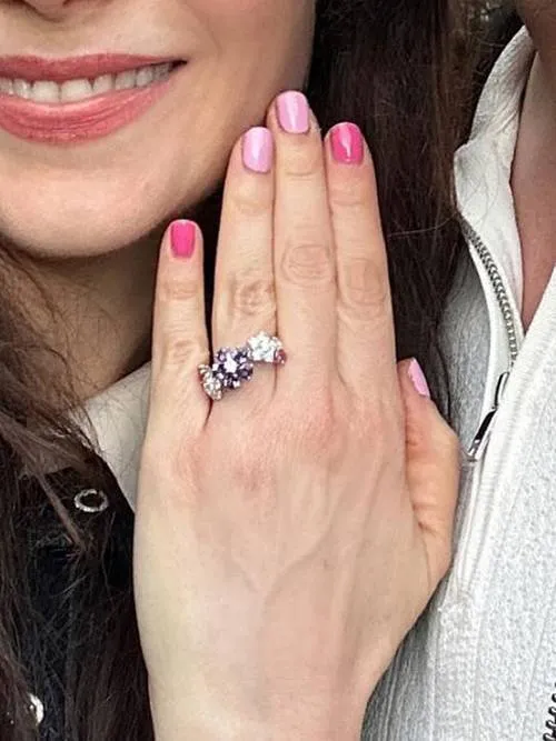 El original anillo de compromiso de Zooey Deschanel. 