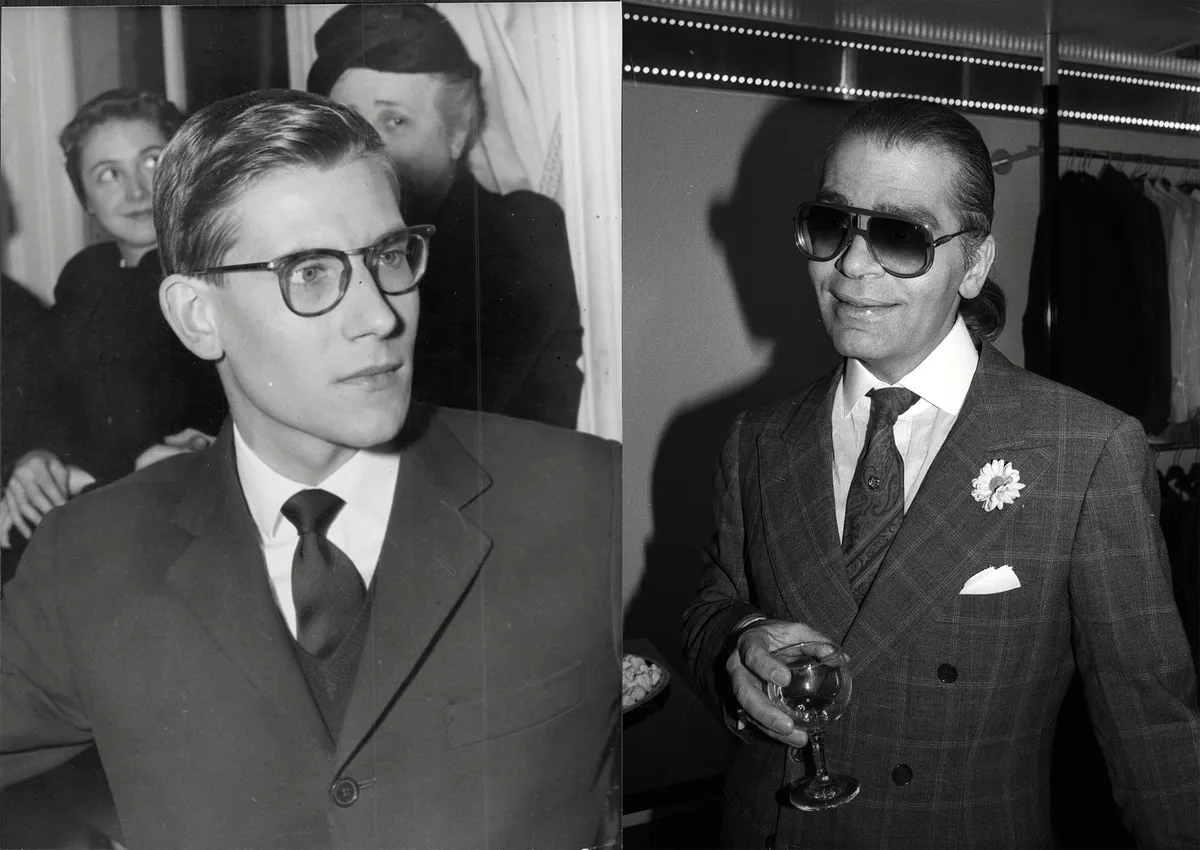 yves saint laurent karl lagerfeld