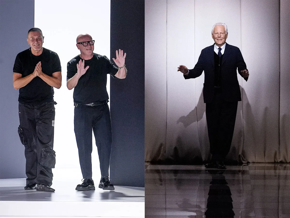 dolce gabanna giorgio armani