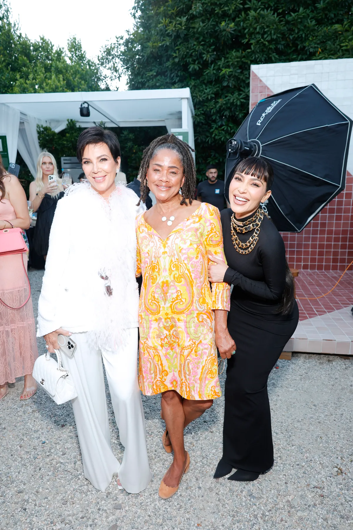 Kris Jenner, Doria Ragland, y Kim Kardashian.
