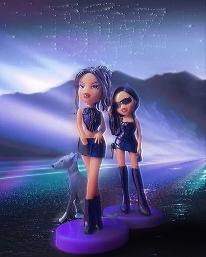 La colección de Mini Bratz x Kylie Jenner incluye a la mascota favorita de la empresaria, Norman. 
