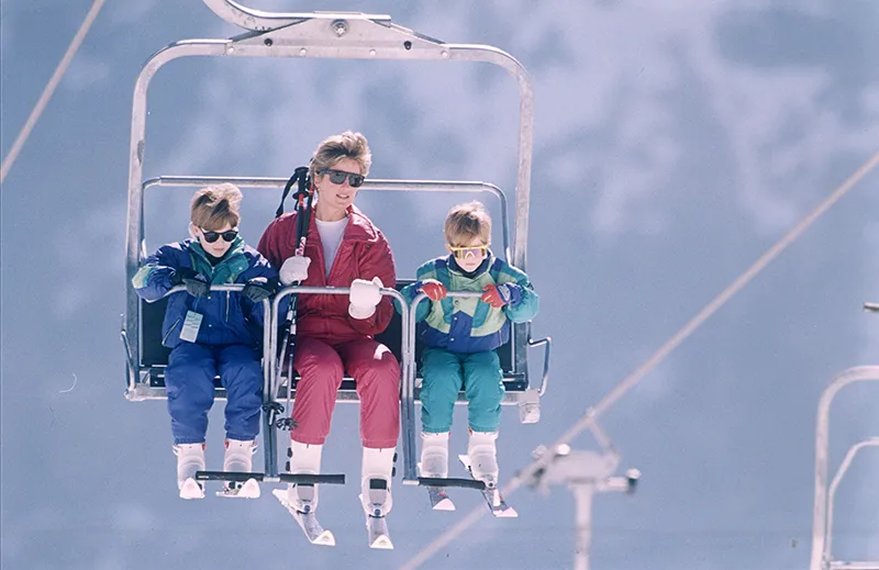 Royal Skiing Holiday in Lech, Austria - 1991