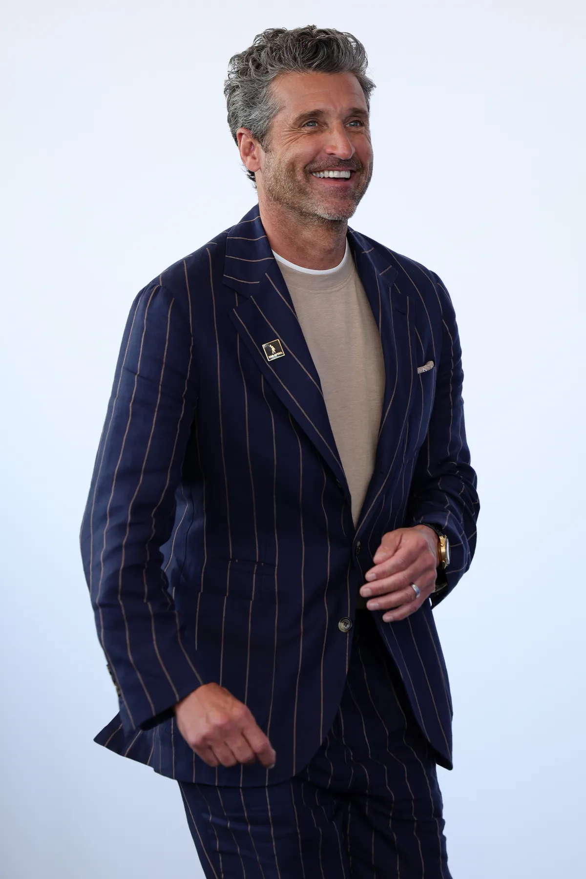 Patrick Dempsey en el photocall de "Ferrari".