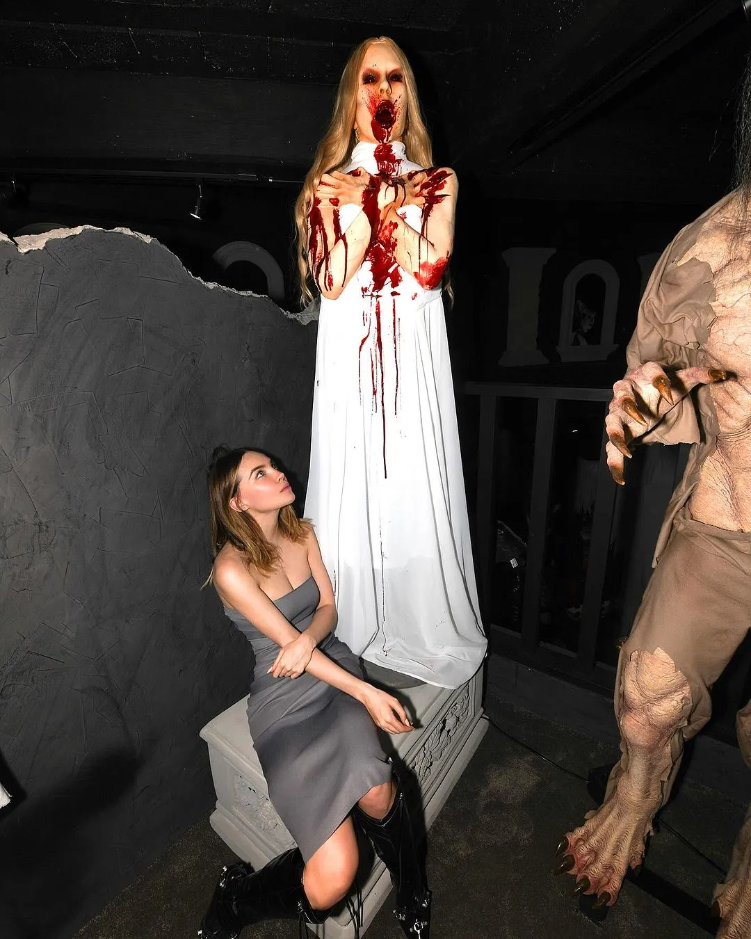 Belinda da inicio a la temporada de Halloween. 