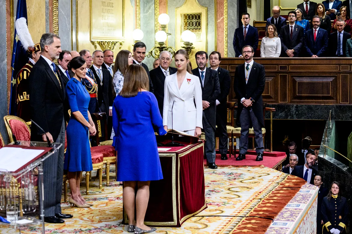La princesa Leonor hace juramento a La Constitución.l