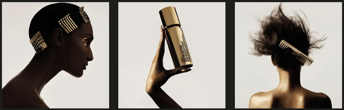 Glitter in Gold de Zara. 