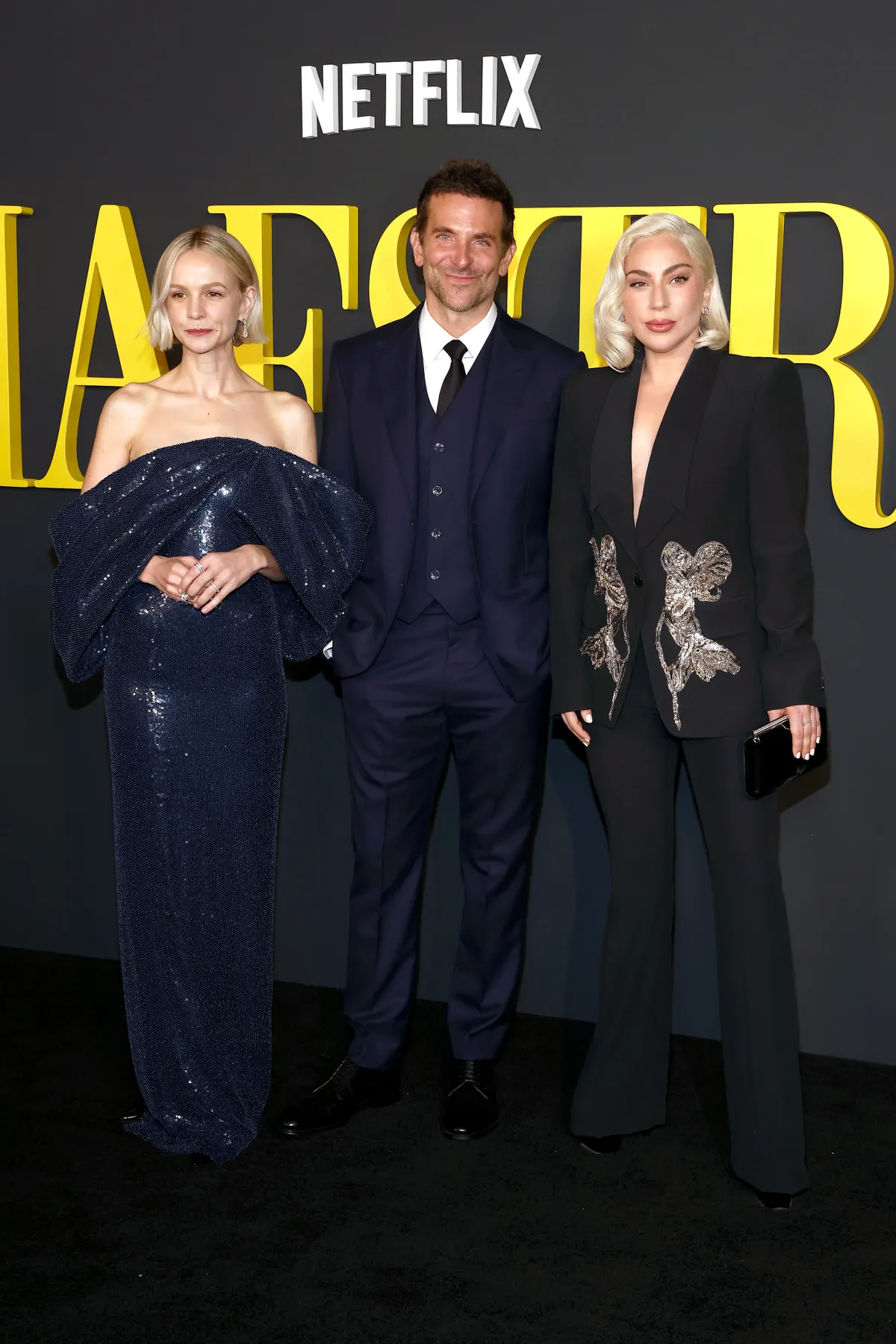 Carey Mulligan, Bradley Cooper y Lady Gaga 