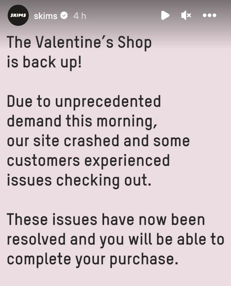 SKIMS colapsa debido a la gran demanda de la colección de San Valentin..jpg