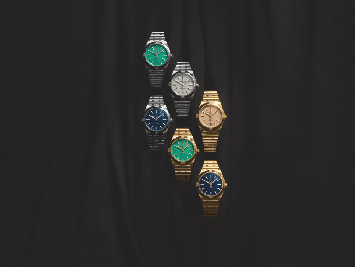 Victoria Beckham diseña un reloj para Breitling. 