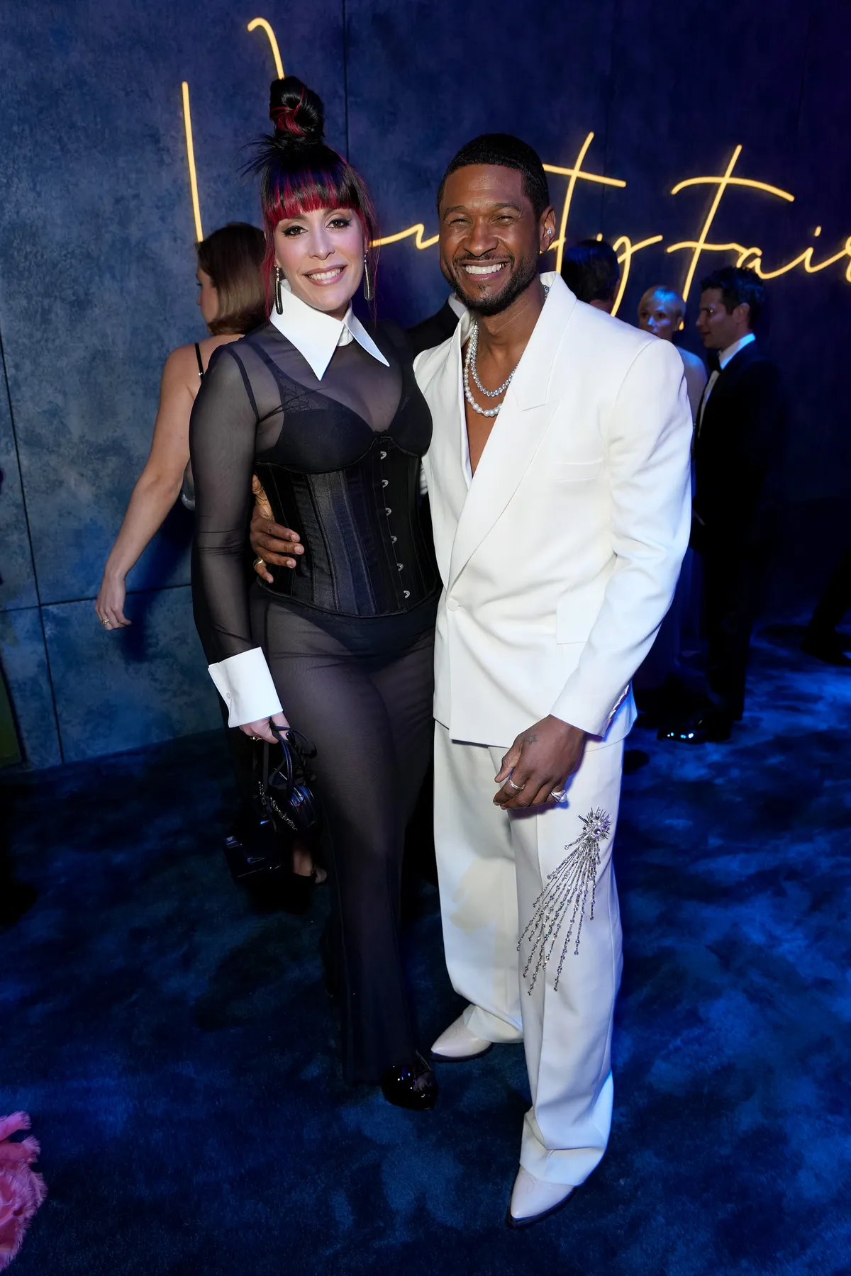 Jennifer Goicoechea y Usher