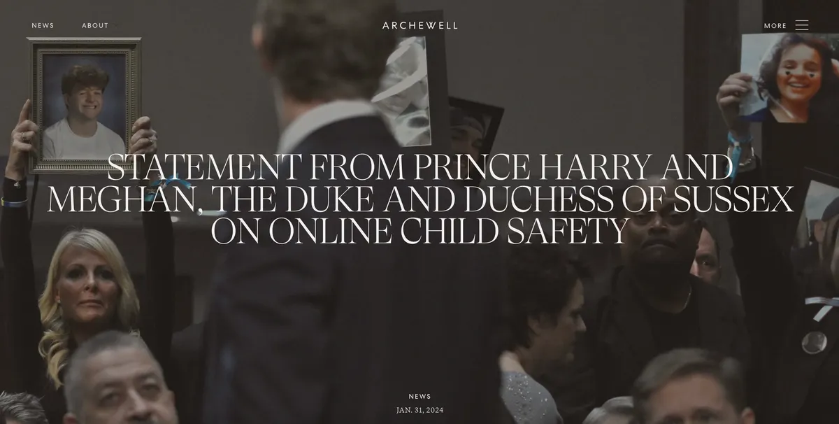 Meghan Markle y el príncipe Harry arremeten contra Mark Zuckerberg