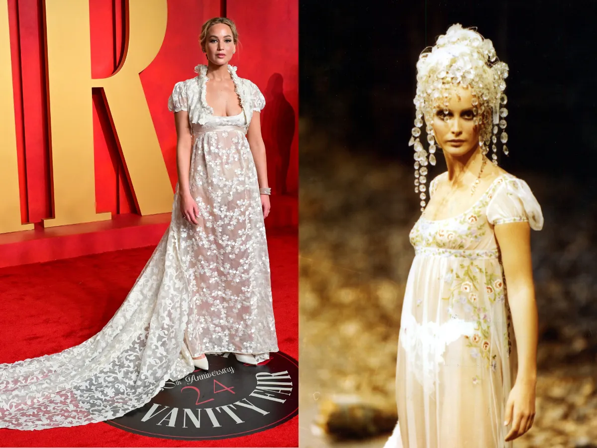 Jennifer Lawrence en vintage Givenchy