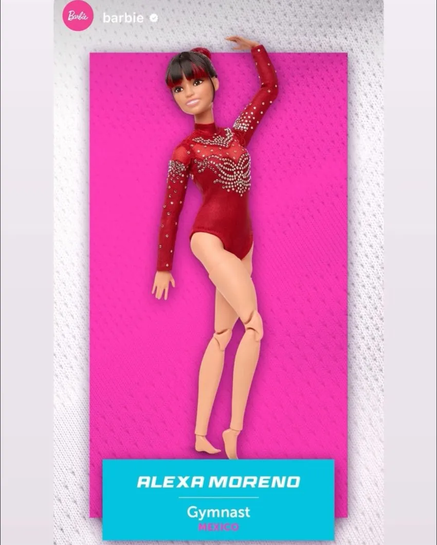 Barbie lanza una muñeca de la gimnasta mexicana Alexa Moreno