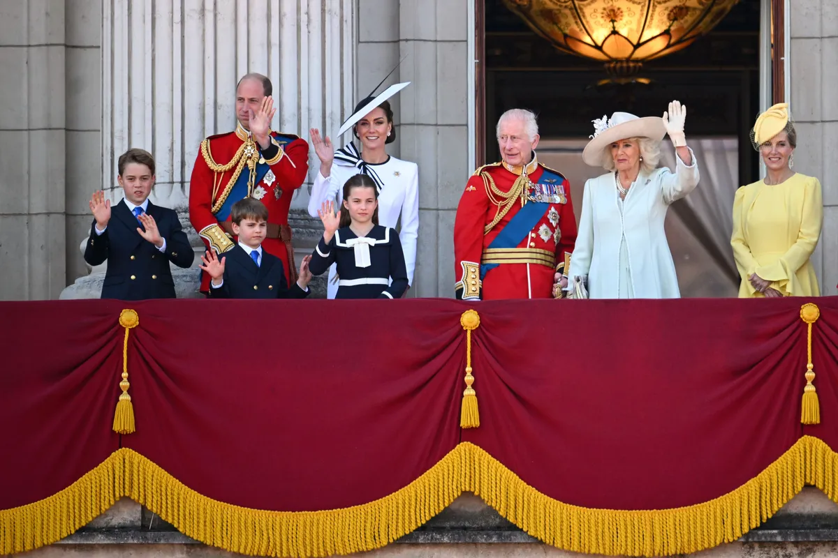 Kate Middleton en el desfile del cumpleaños del Rey