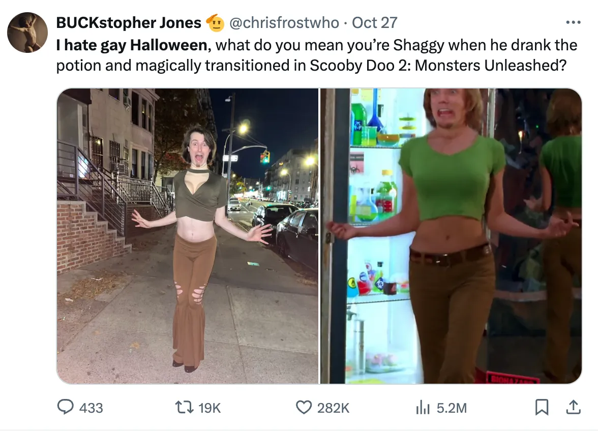 I hate gay halloween