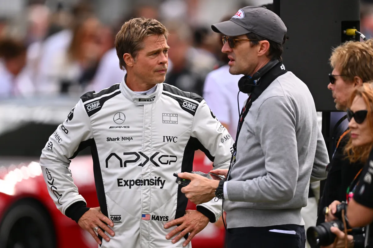 Todo sobre 'F1', la peli que Brad Pitt grabó durante el GP de México 2024 (Getty Images)