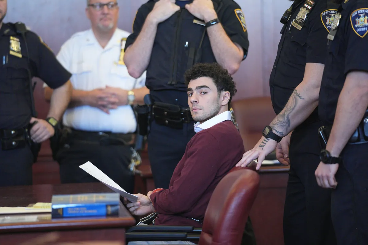 UnitedHealthcare CEO Murder Suspect Luigi Mangione at State Court, New York, United States - 22 Dec 2024