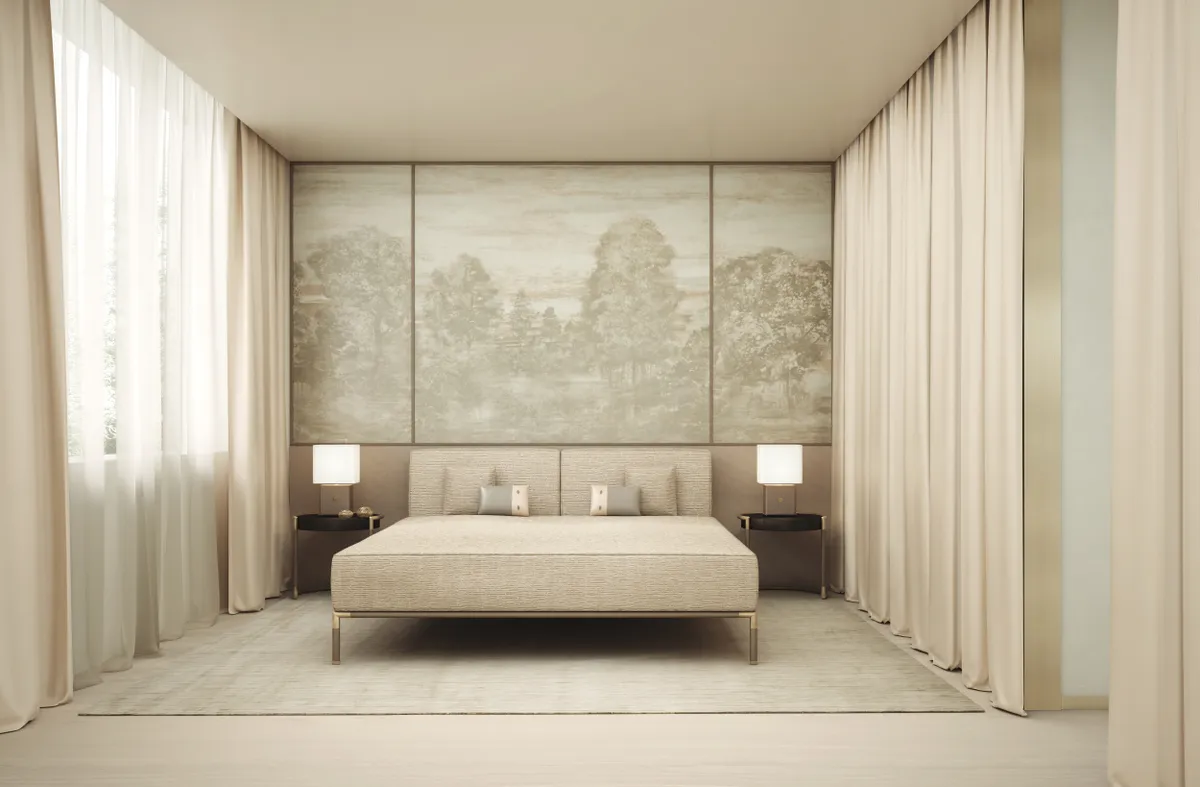 Armani Residences Masaryk cuarto interiores