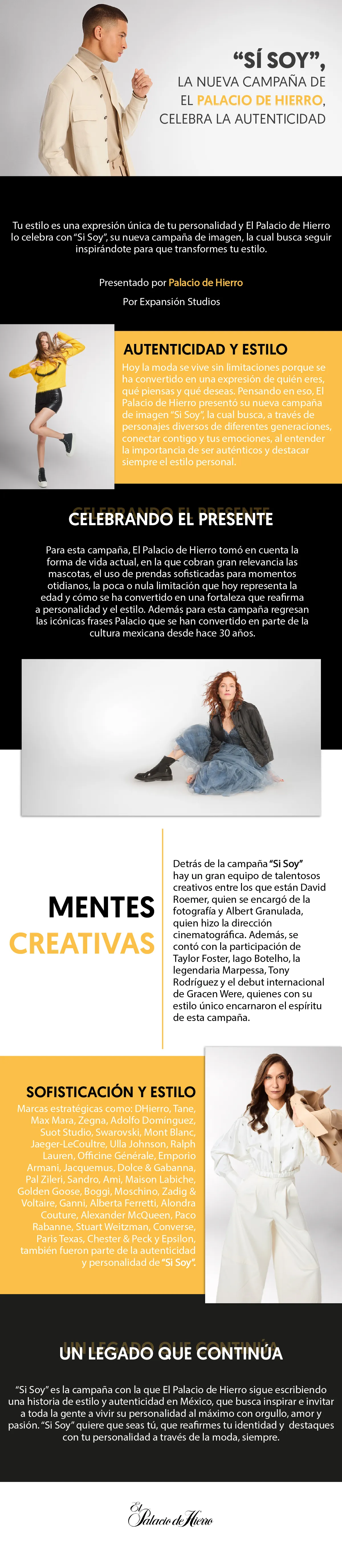 Sí Soy, la nueva campaña de El Palacio de Hierro, celebra la autenticidad