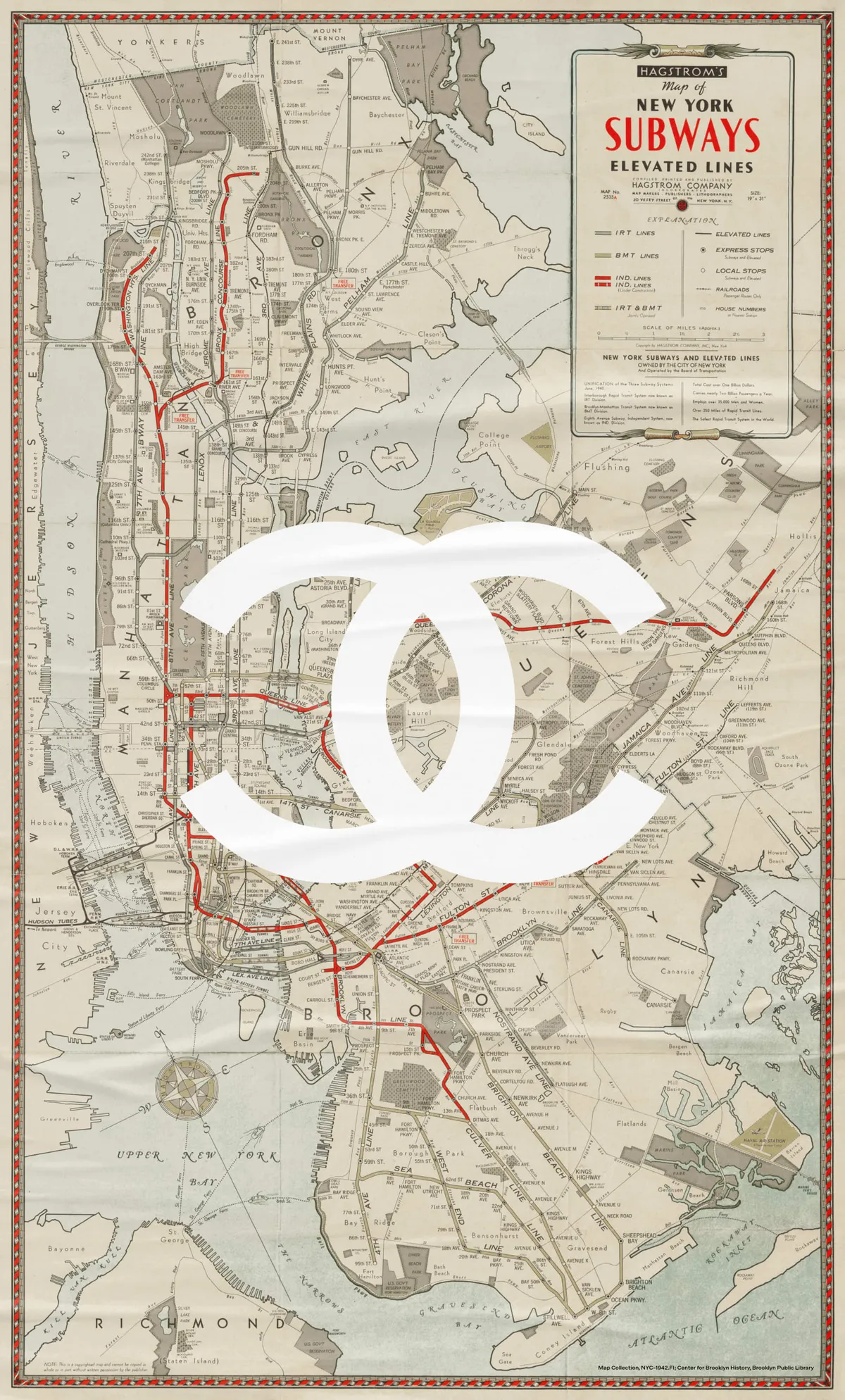 chanel mapa metro desfile metiers d'art 2025 