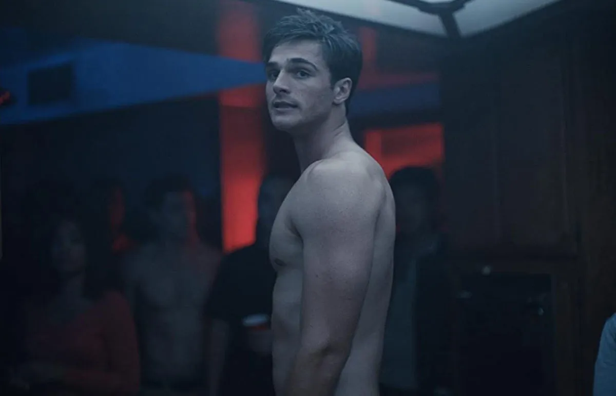 Jacob Elordi como Nate en Euphoria.