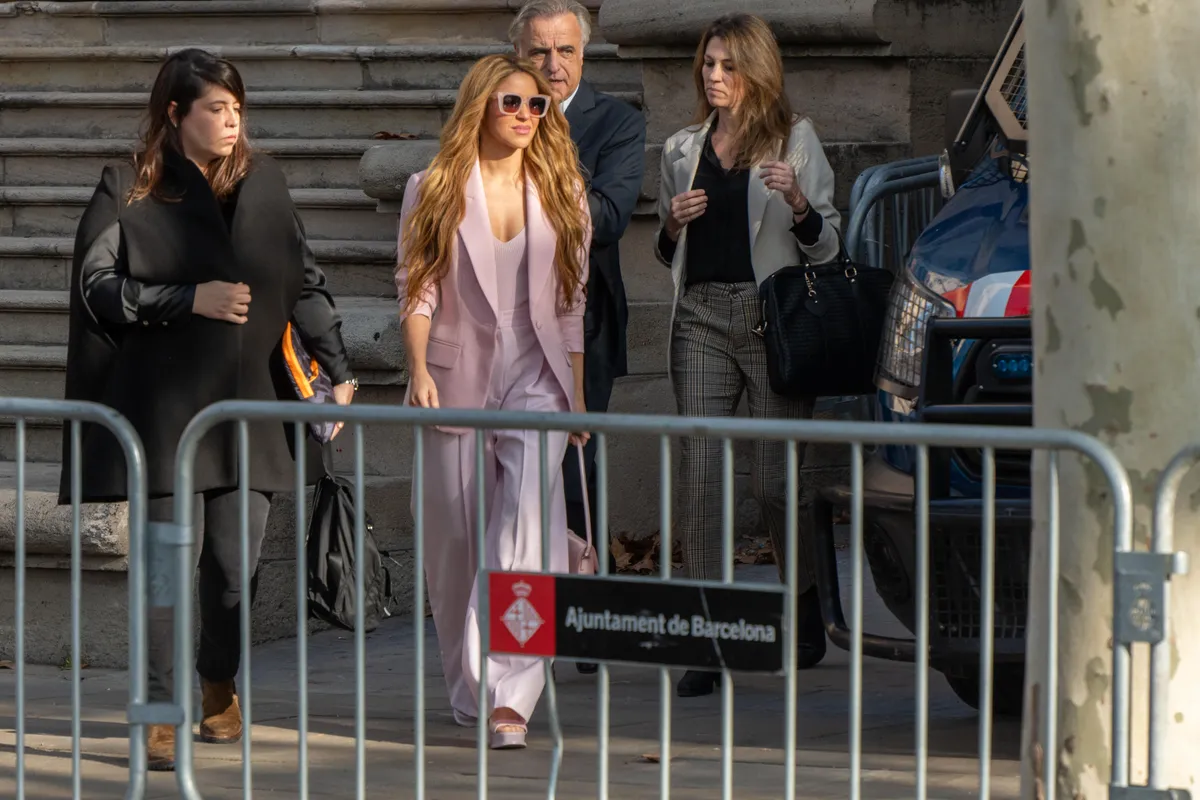 Barcelona-Shakira Declares in the First Session of the Tax Fraud trial., Spain - 20 Nov 2023