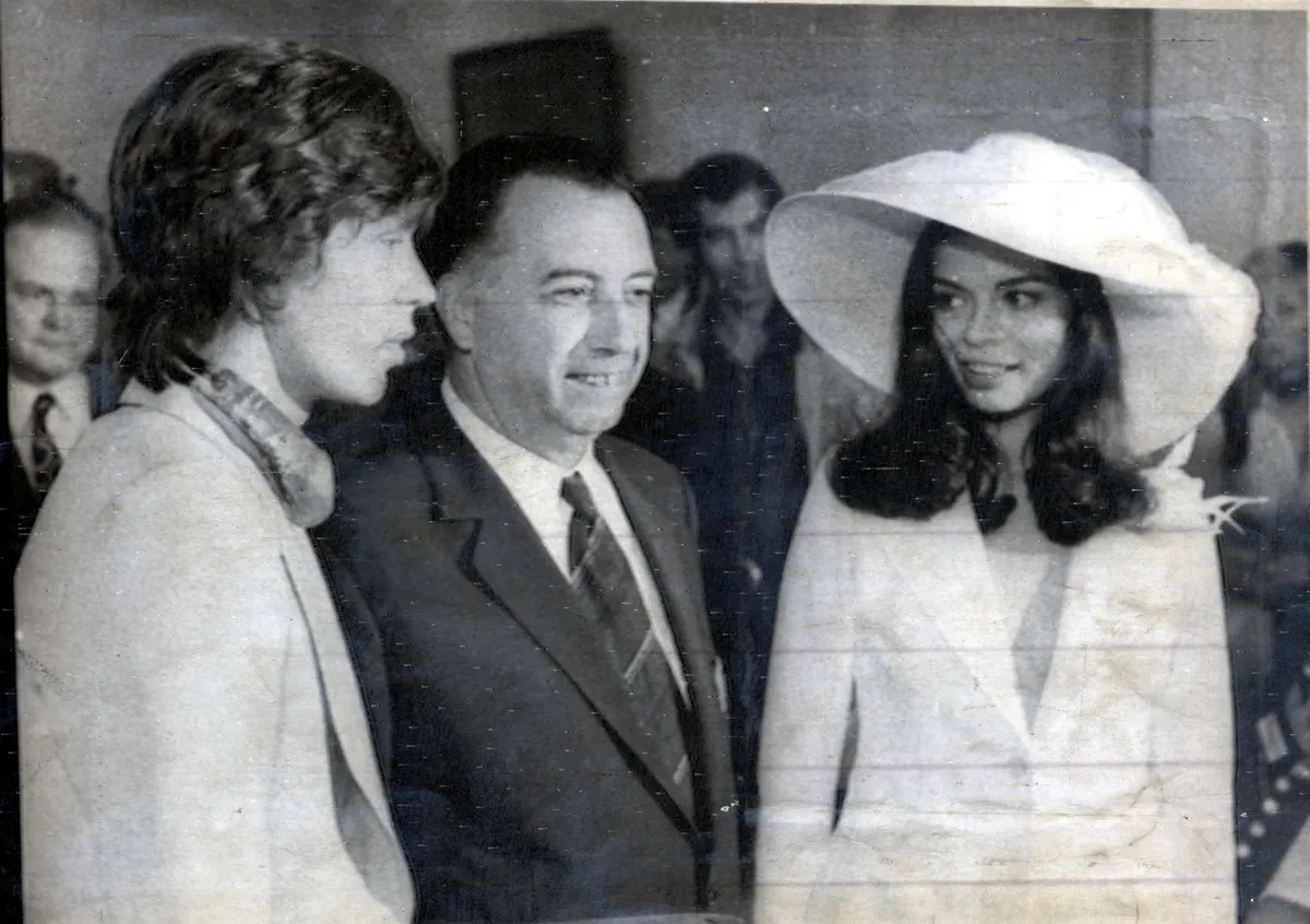 bianca jagger traje novia