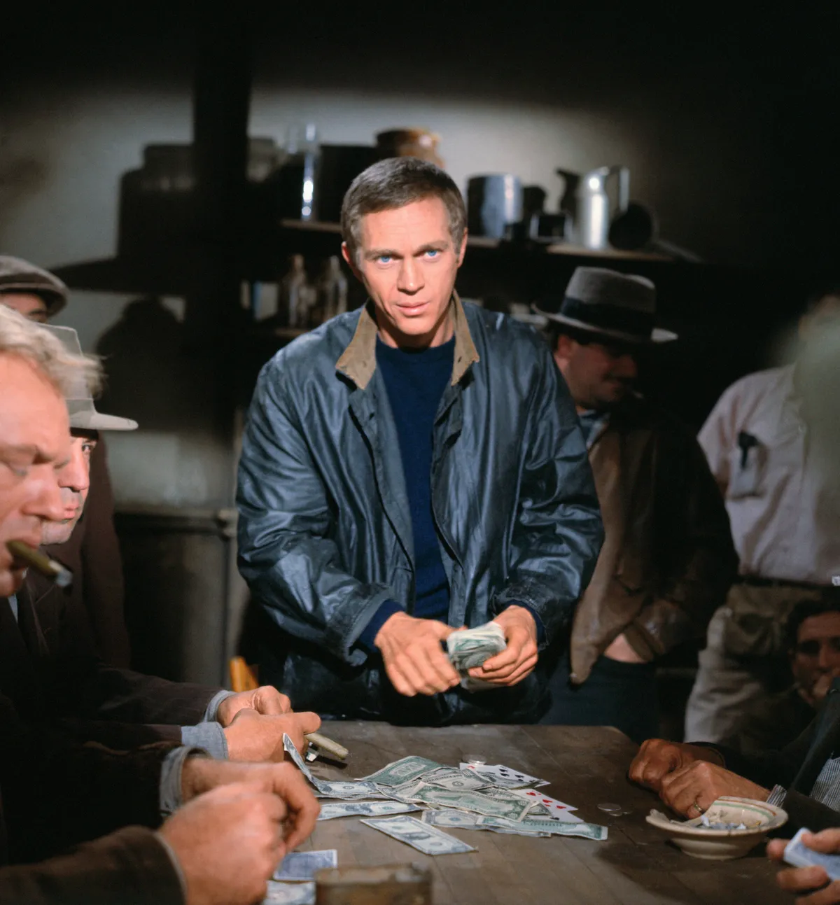 Steve McQueen in The Cincinnati Kid