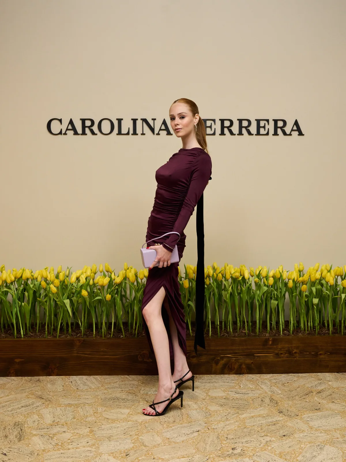 Loreto Peralta en Nueva York como invitada de Carolina Herrera