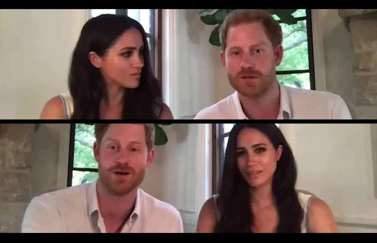 Meghan Markle y Harry en su nueva casa.