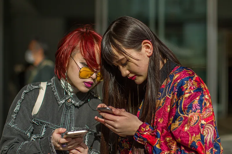 Street Style, Day 5, Autumn Winter 2017, Tokyo Fashion Week, Japan - 24 Mar 2017