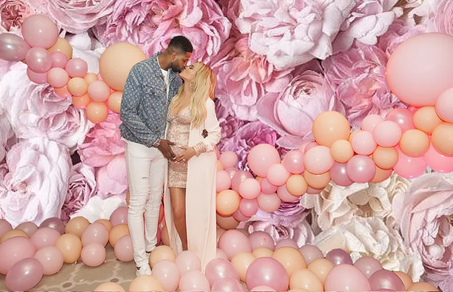 Khloe-Kardashian-Decoracion-Rosa