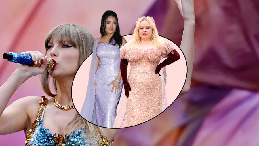 Salma Hayek y Nicola Coughlan en el concierto de Taylor Swift en Londres