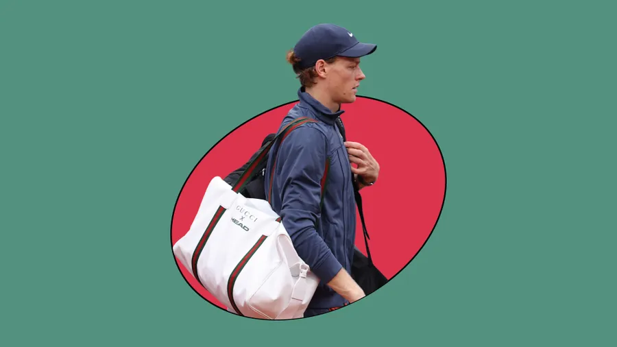 gucci head tenis Jannik Sinner bolsa