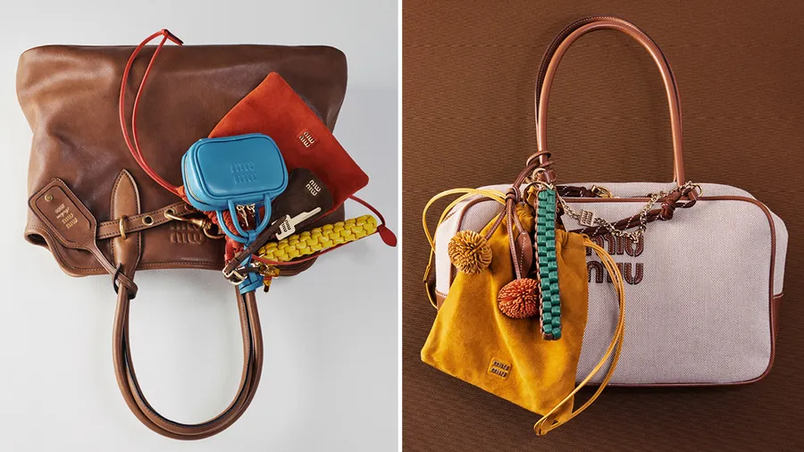 Miu Miu presenta una colección de charms para agregarle personalidad a tu bolsa